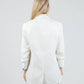 Cinq A Sept - Linen Suiting Kylie Blazer - Ivory