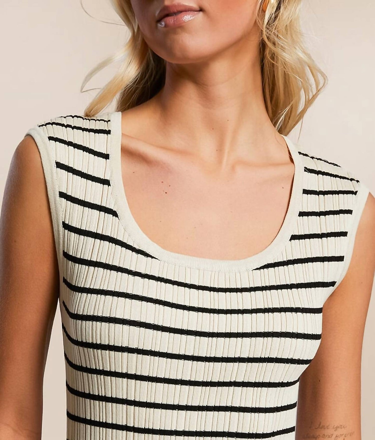 Z Supply - Gisele Striped Sleeveless Midi Dress