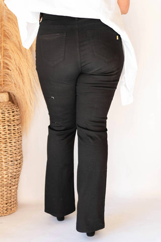 Vibrant - Amelia Front Slit Jeans