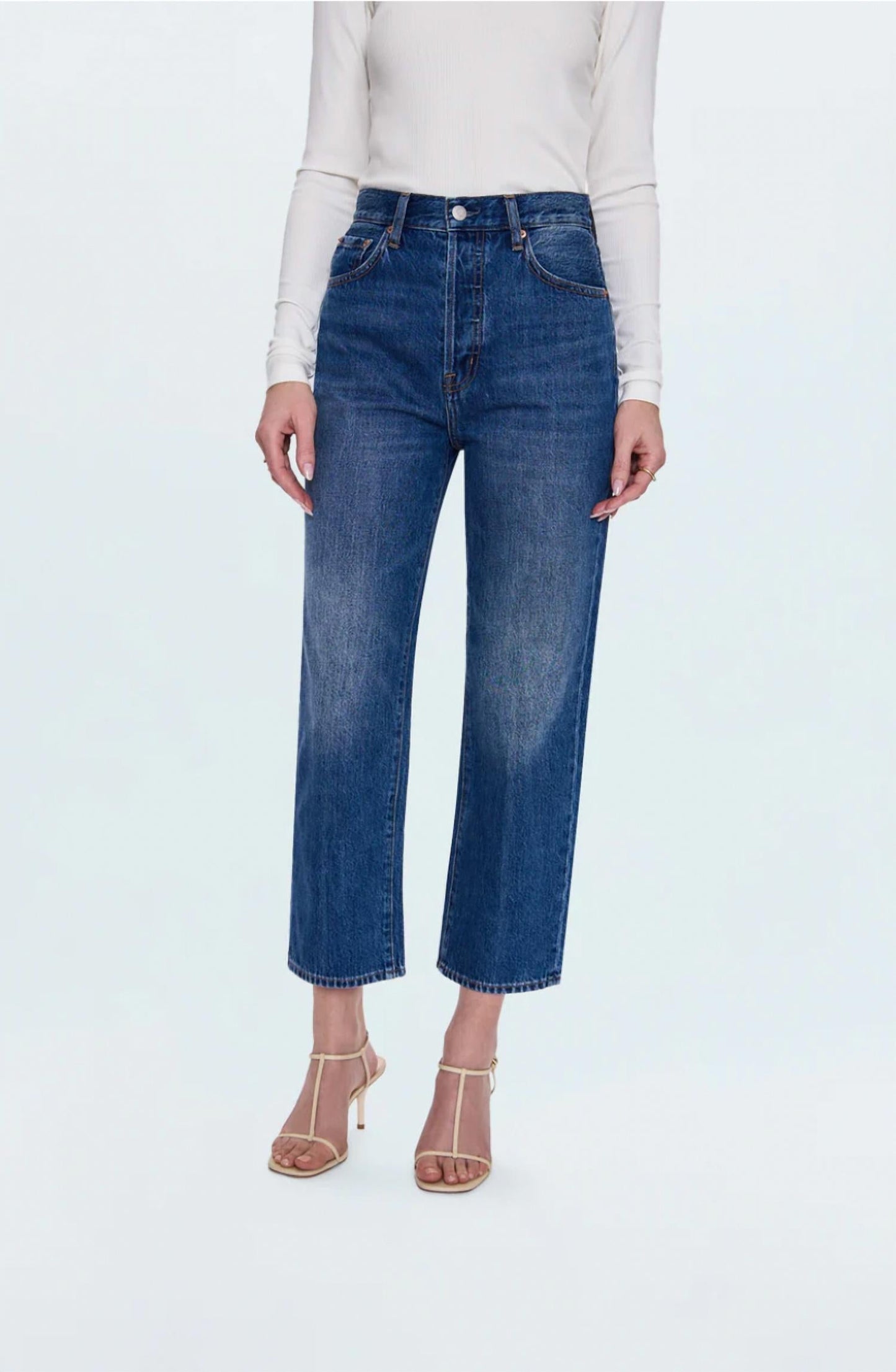 Pistola - Cassie Super High Rise Straight Leg Jeans