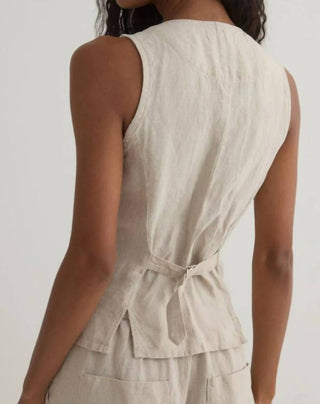 Bella Dahl - Scoop Neck Button Vest