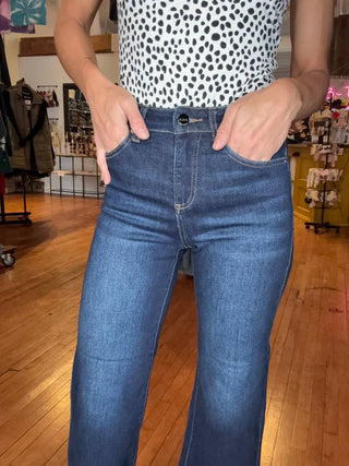 Risen - Laser Cut Detail Jeans