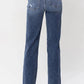 Judy Blue - High Waist Hidden Button-fly Straight Denim Jeans