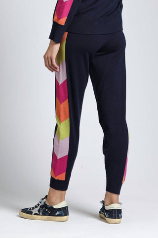 Apny - Colorful Side Stripe Sweater Jogger