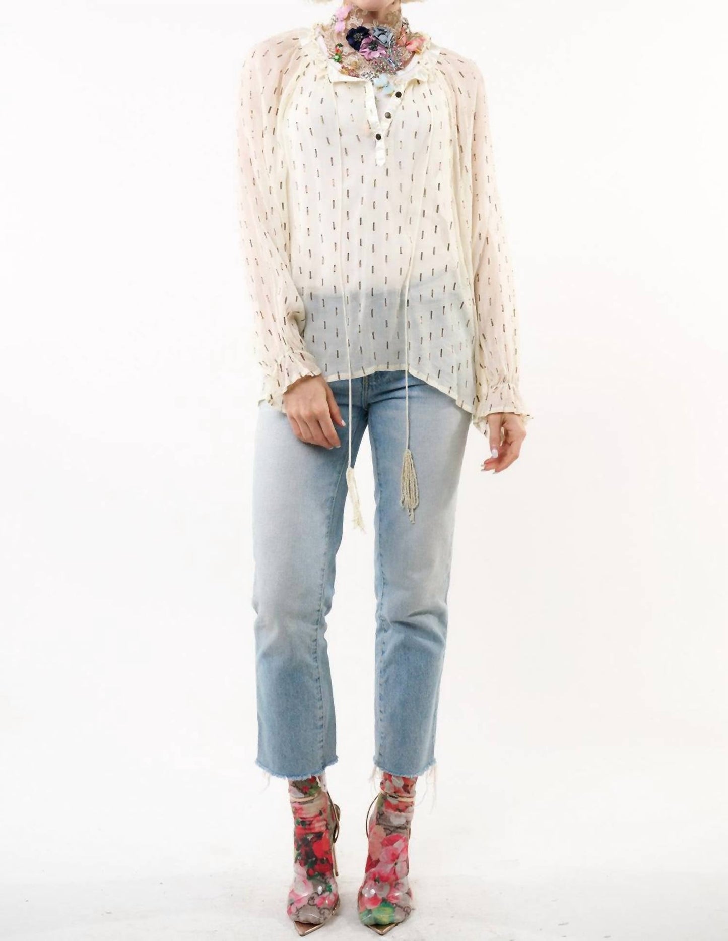 Aratta - Maven Chiffon Blouse With Cami