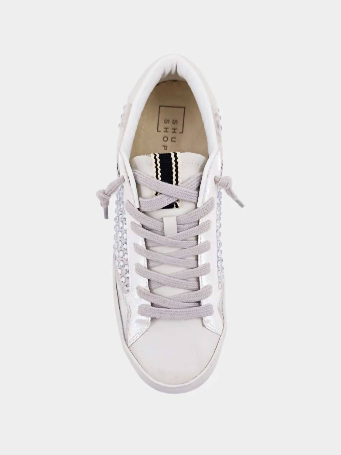 Shu Shop - Women's Ruby Metallic Stud Sneaker