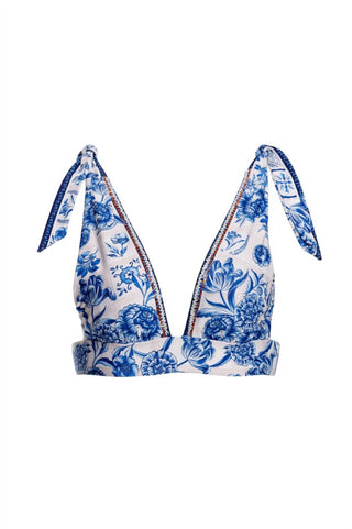 Agua Bendita - Laurie Azure Bikini Top