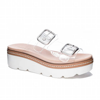 Chinese Laundry - Clear Platform Vinyl Sandals