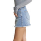 Mica - Raw Hem Mini Skirt