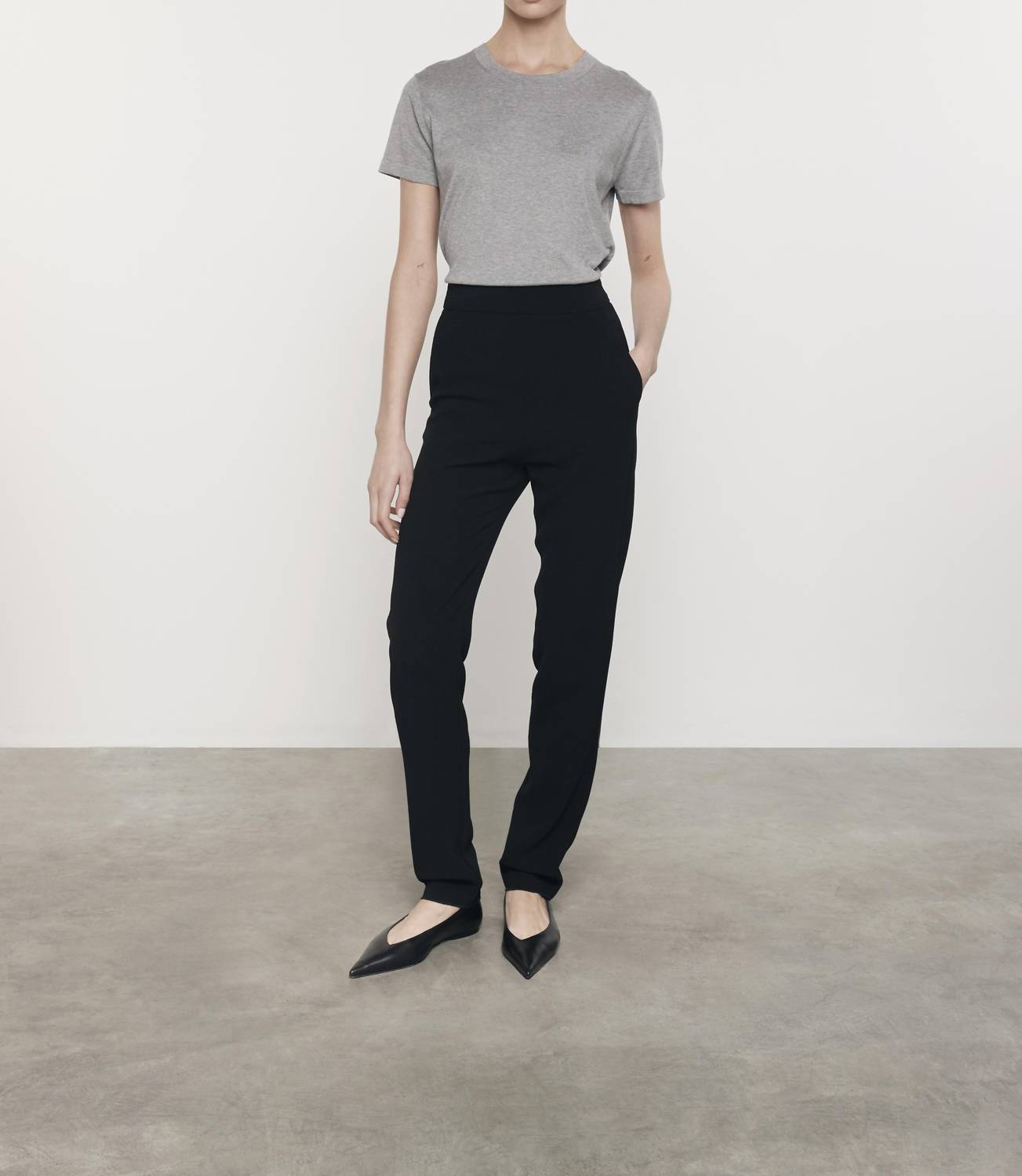 Enza Costa - SILK KNIT PERFECT TEE
