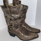 Double-H Boots - Women’s Leather Mid Calf Cowboy Boots
