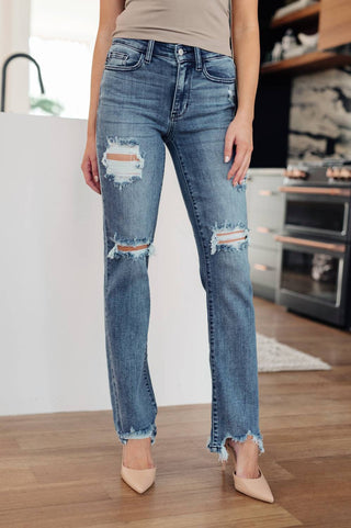 Judy Blue - Destroyed Straight Jeans