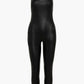 Commando - Faux Leather Cami Cat Suit