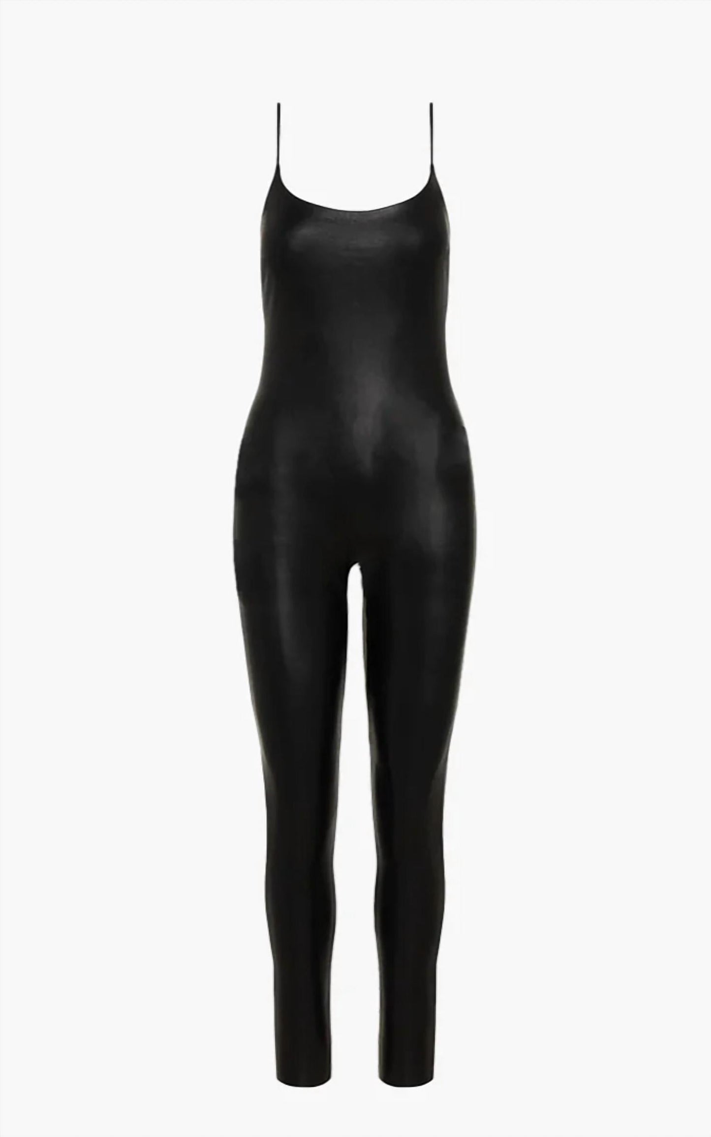 Commando - Faux Leather Cami Cat Suit