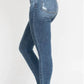 Judy Blue - Destroyed Shark Bite Skinny Jeans