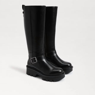 Sam Edelman - Women's Carter Buckle Detailed Wide Calf Knee High Boots