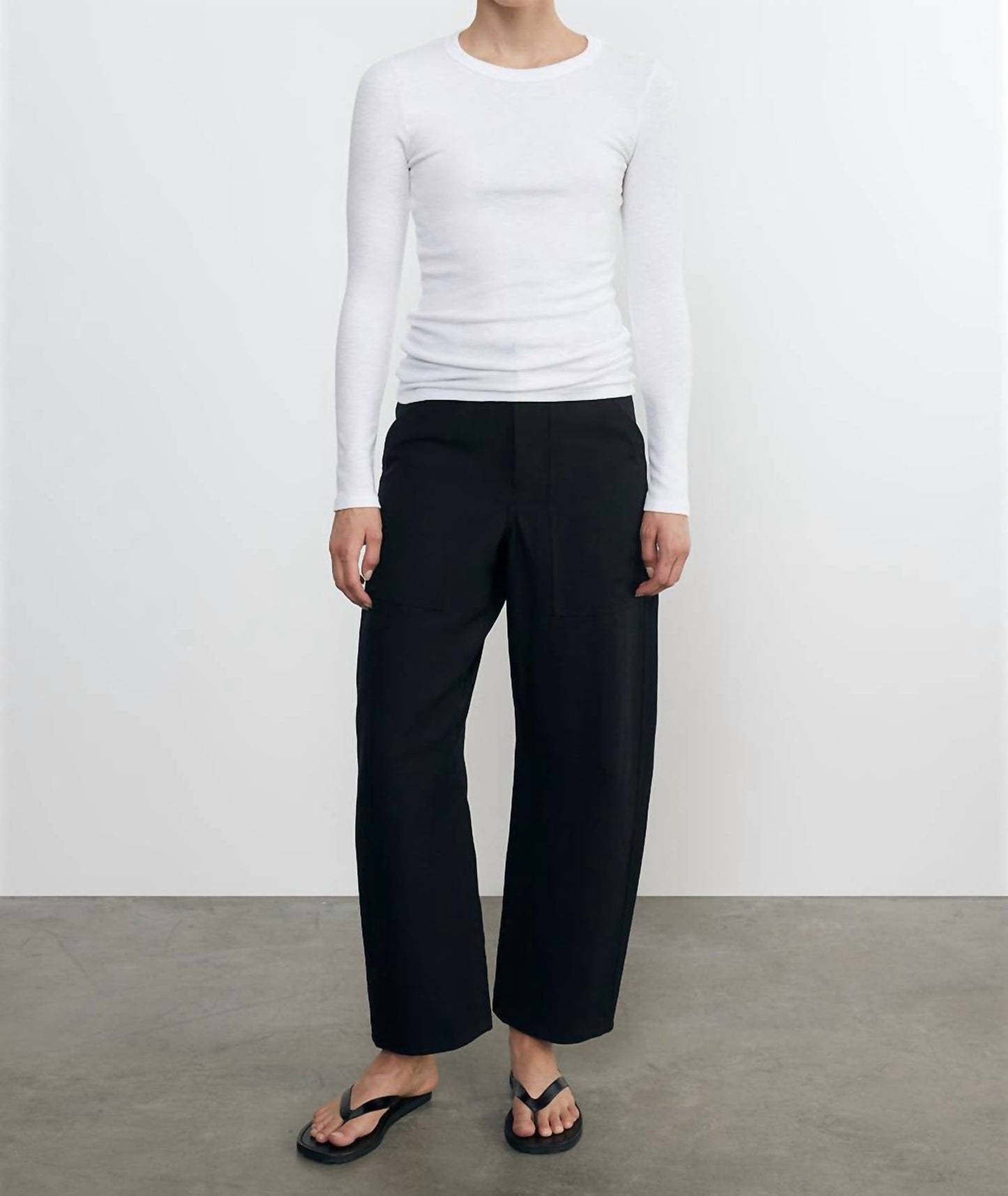Enza Costa - Women's Textured Knit Crew Top