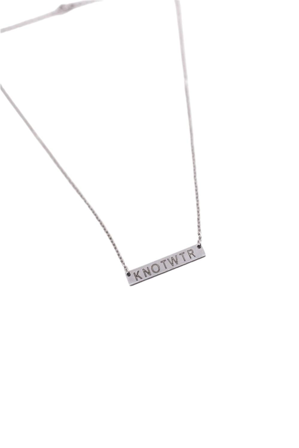 Knotwtr - Unisex Thin Necklace