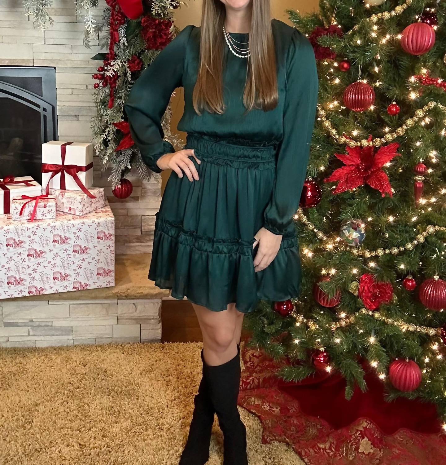 &Merci - DECK THE HALLS DRESS