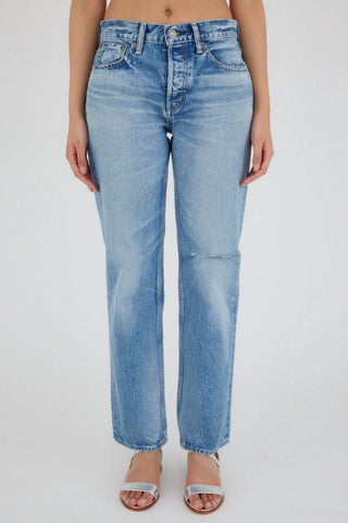 Moussy - Ballard Wide Straight Jeans