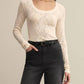 Z Supply - Tibi Scoop Mesh Sweater