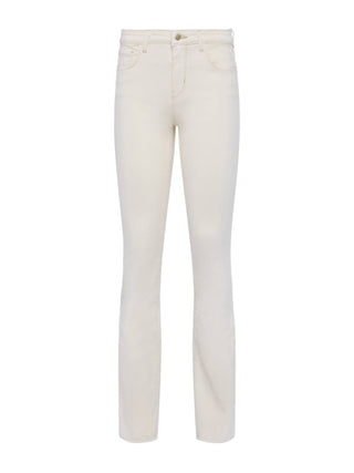 L'Agence - Ruth High Rise Straight Raw Hem Jeans