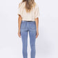 Judy Blue - High Waist Destroyed Button Fly Skinny Jeans