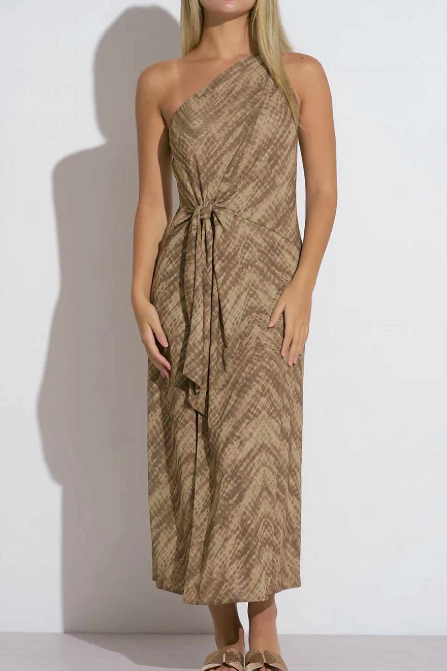 Elan - Havana One-shoulder Dress