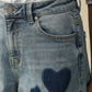 Bayeas - Women's Rosalind Heart Detail High Rise Barrel Jeans