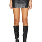 Agolde - Agda Mini Recycled Leather Skirt