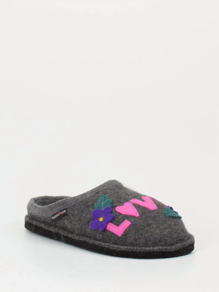 Haflinger - Unisex Love & Peace Boiled Wool Slipper