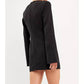 2.7 August Apparel - Crossover Straps Fitted Mini Dress