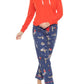 Pj Salvage - Women's Retro Heart Long Sleeve Hoodie