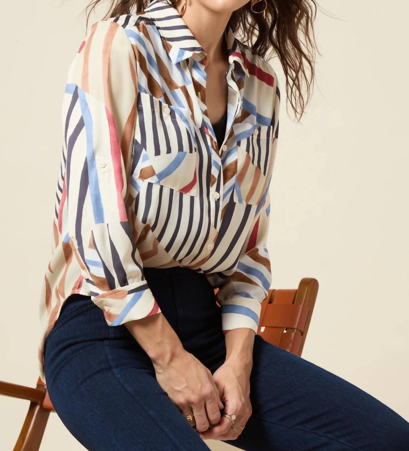 Lysse - Women's Yesenia Roll Tab Utility Shirt