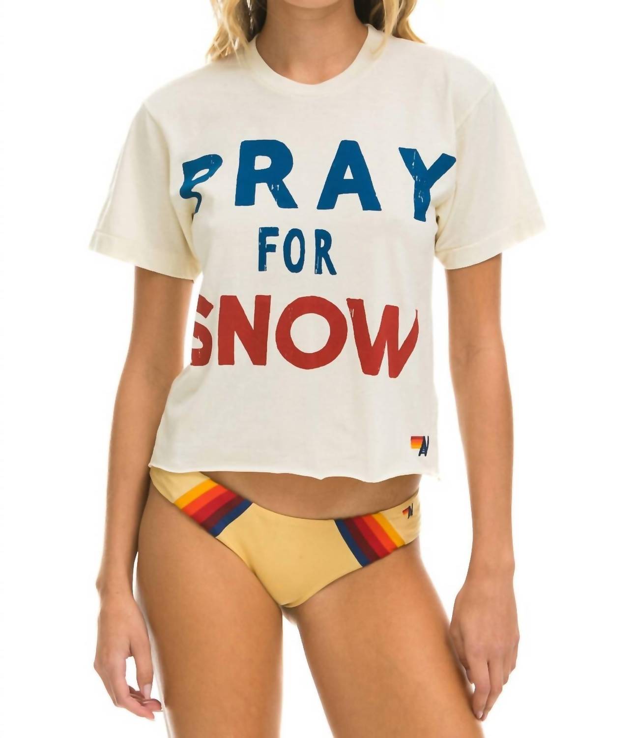 Aviator Nation - Pray for Snow Boyfriend Tee