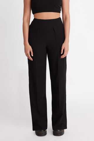 Wolven - High-waisted Wide Leg Pant