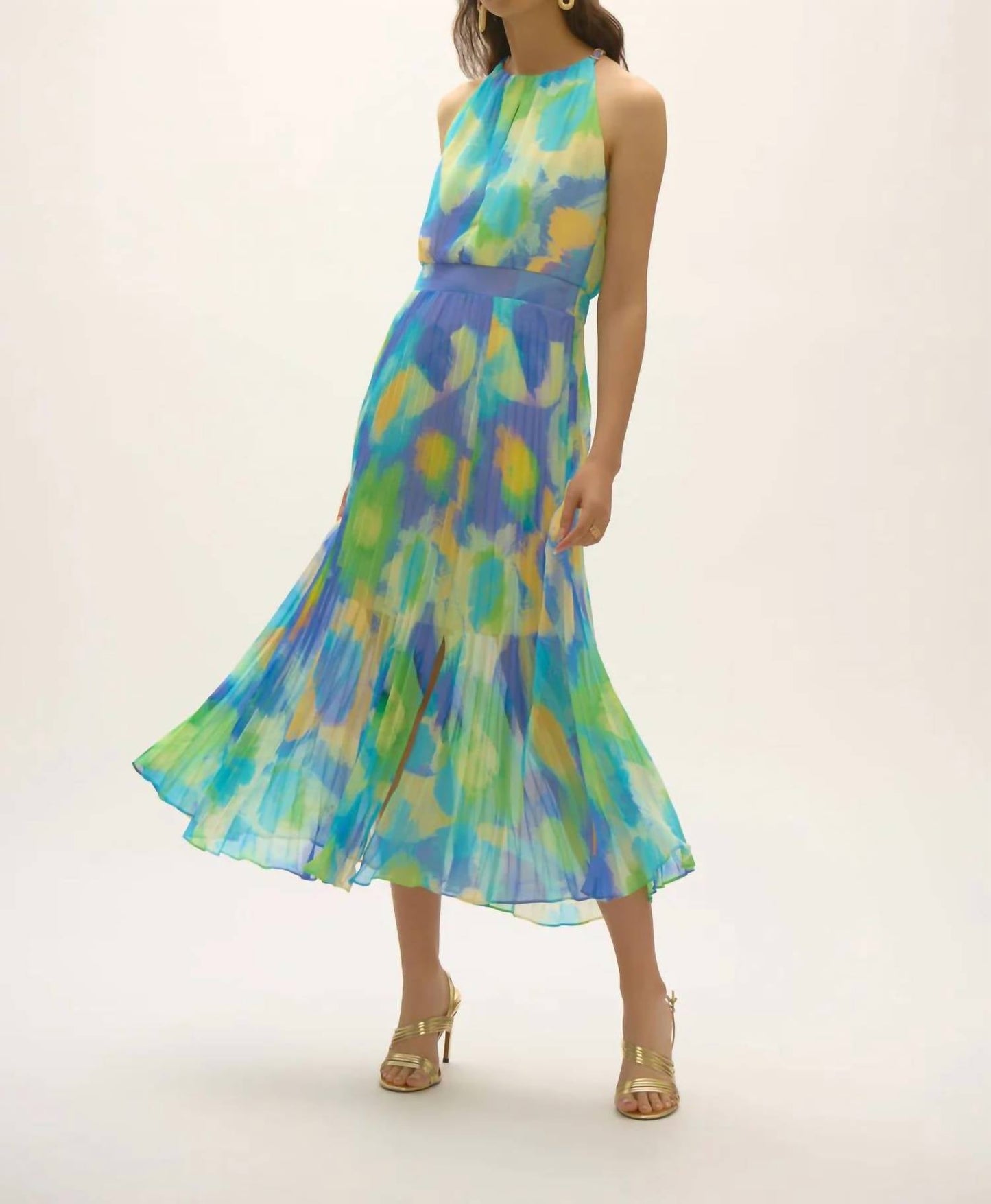Joseph Ribkoff - Abstract Print Chiffon Dress