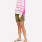 Brodie Cashmere - Boxy Stripe Crew Neck Jumper