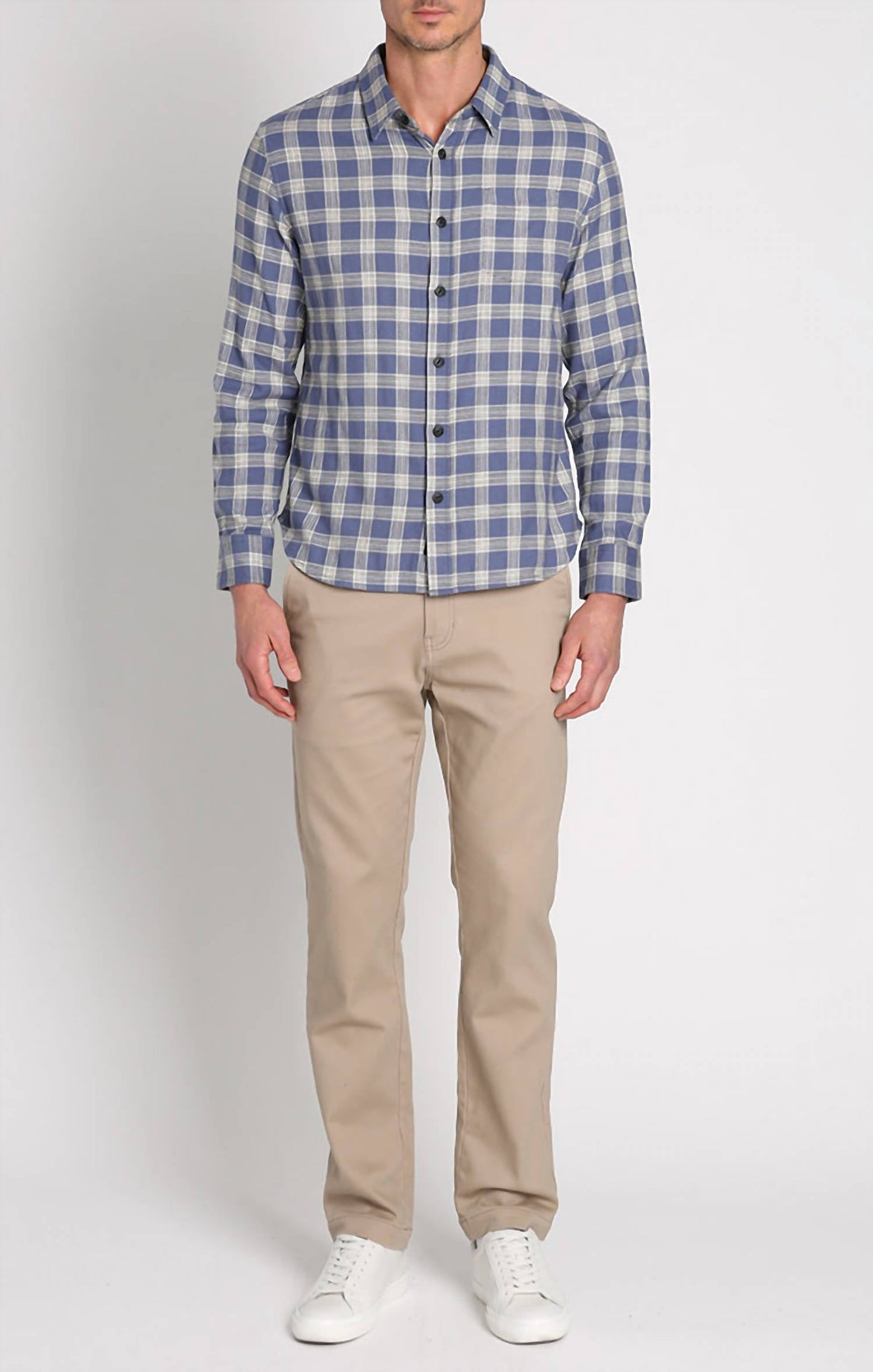 Jachs New York - Manor 6oz Stretch One Pocket Flannel Shirt
