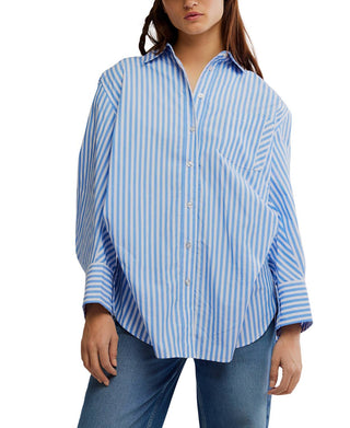 Free People - Sabine Striped Articulated Shirt