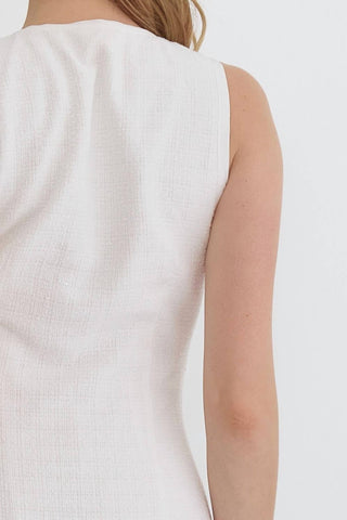 Entro - Old Fashioned Feeling Tweed Dress