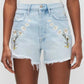 7 For All Mankind - Ruby Embroidered Cutoff