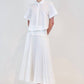 Simkhai - Bernie Short Sleeve Pleated Shirt