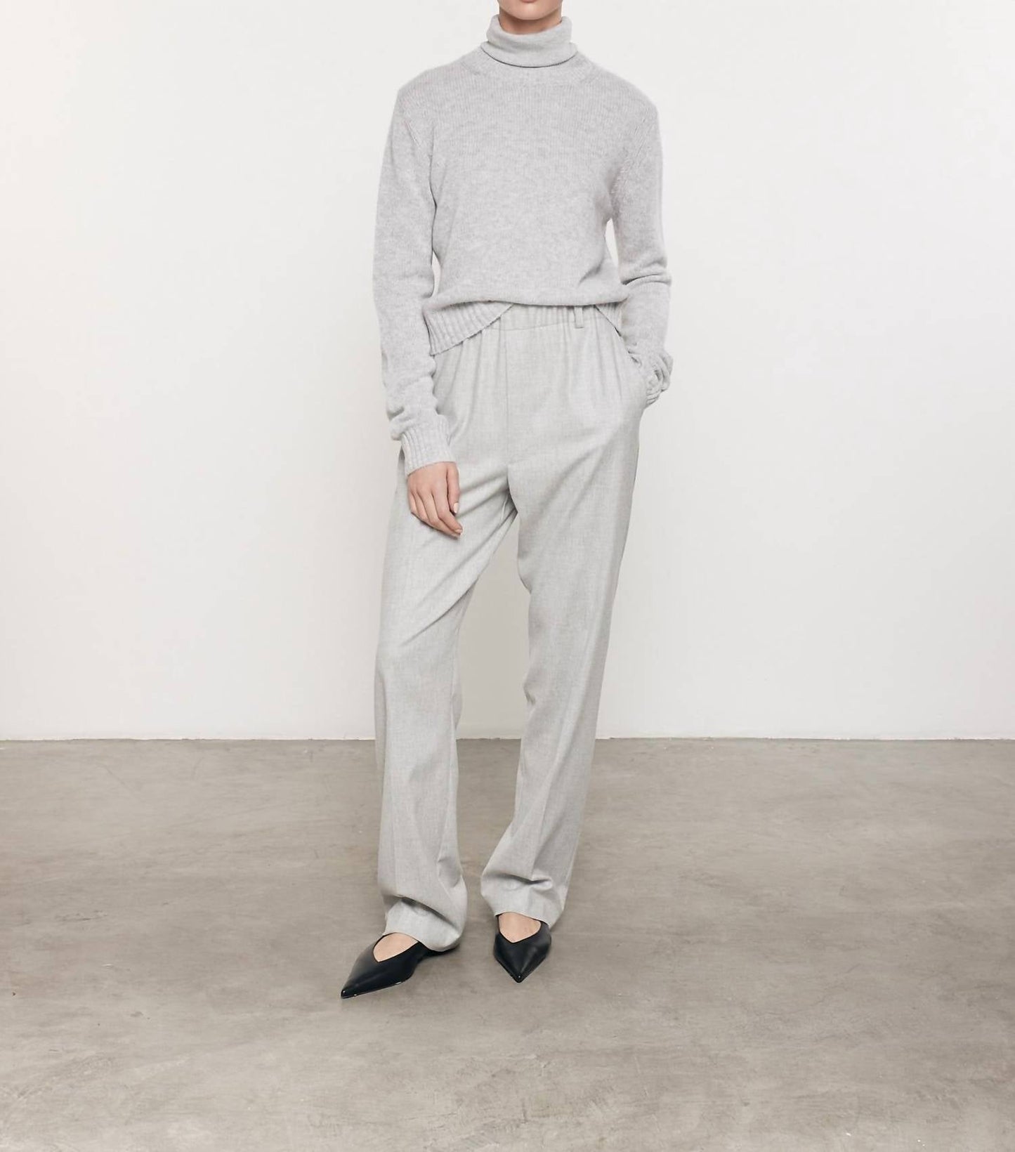 Enza Costa - CASHMERE EASY LONG SLEEVES CREW TEE