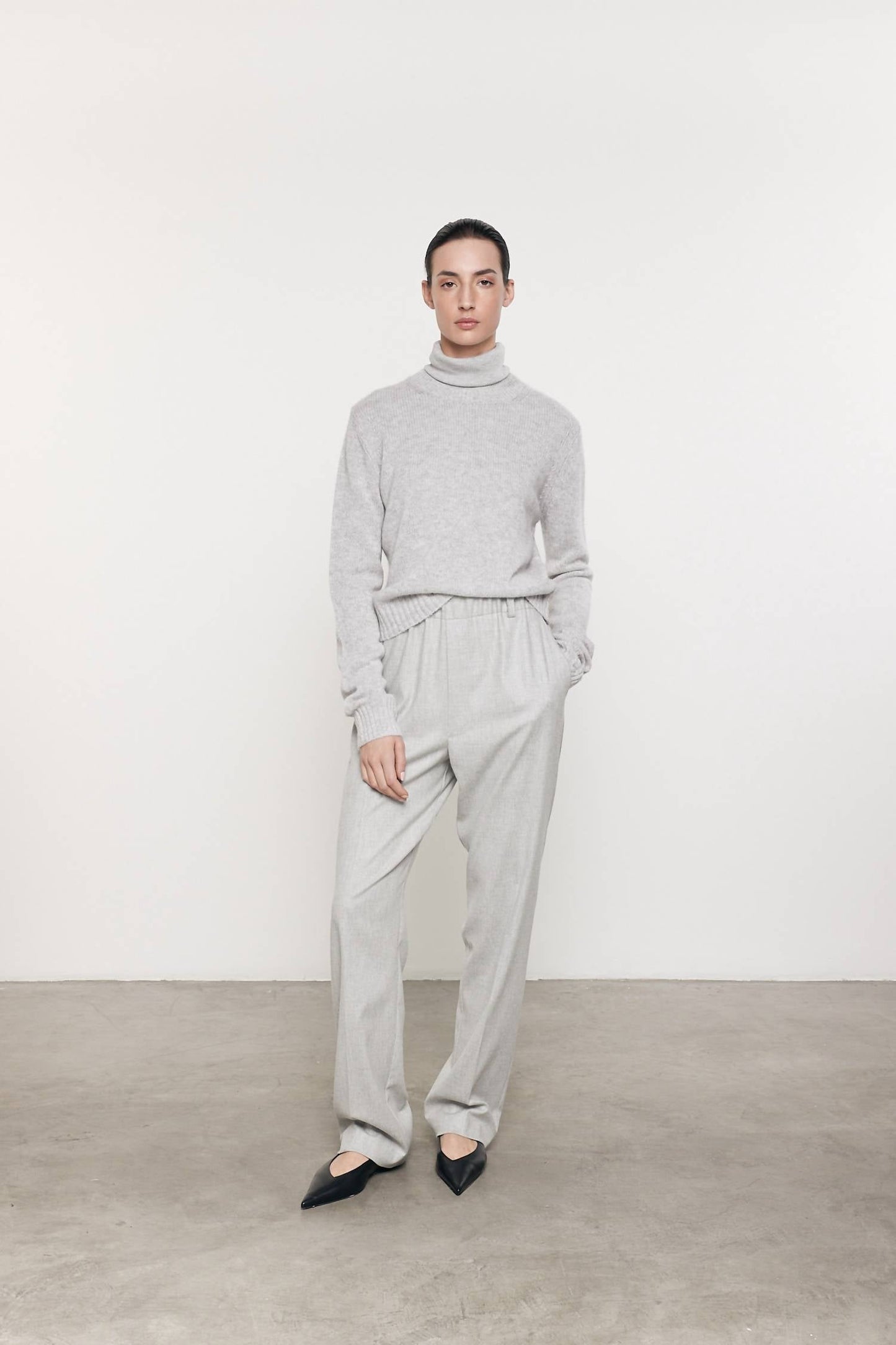 Enza Costa - CASHMERE EASY LONG SLEEVES CREW TEE