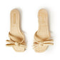 Loeffler Randall - Women's Hadley Leather Bow Flat Sandal