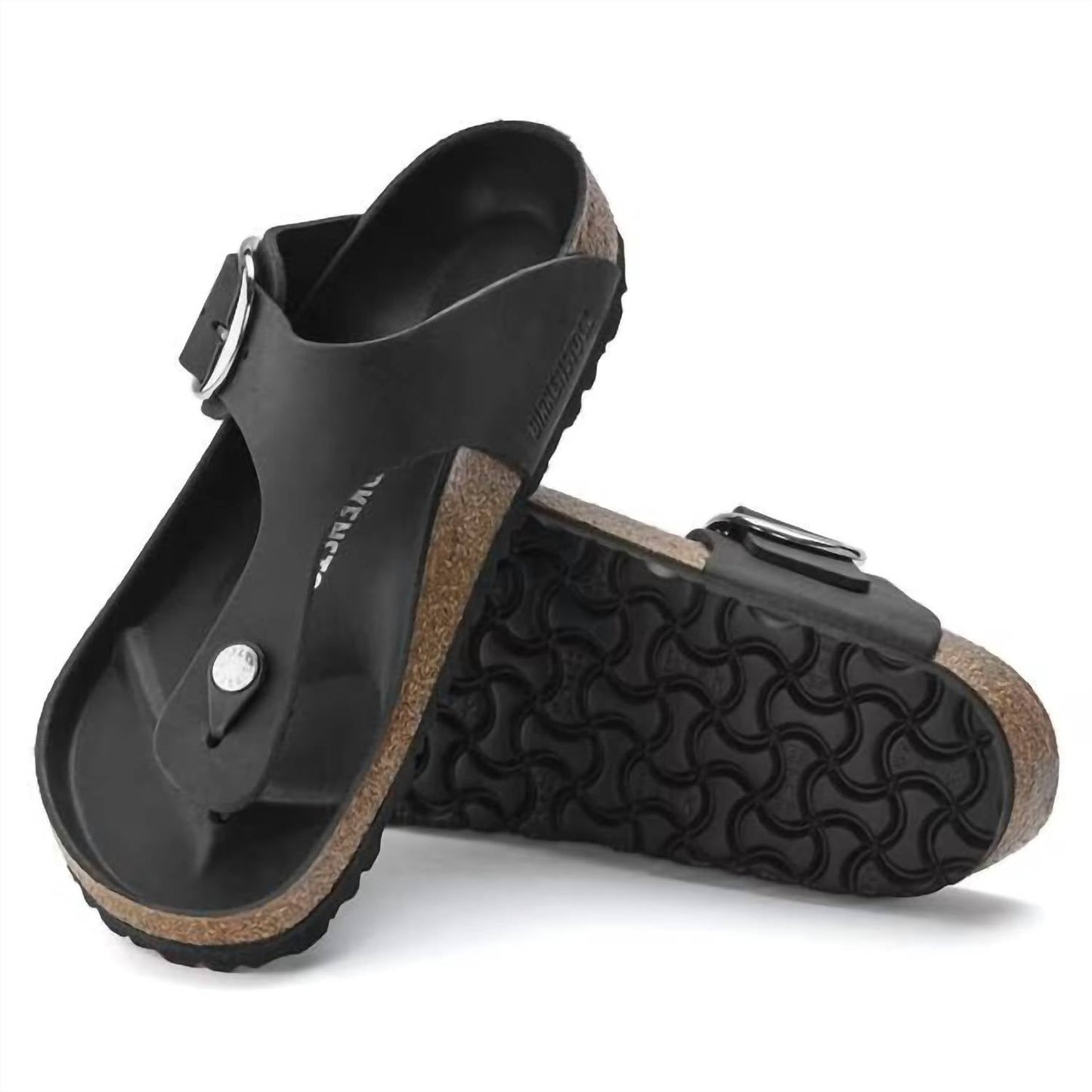 Birkenstock - WOMEN'S GIZEH BIG BUCKLE OILED LEATHER SANDAL