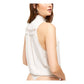 Free People - Fringed Buttoned Sleeveless Bodysuit - Petite