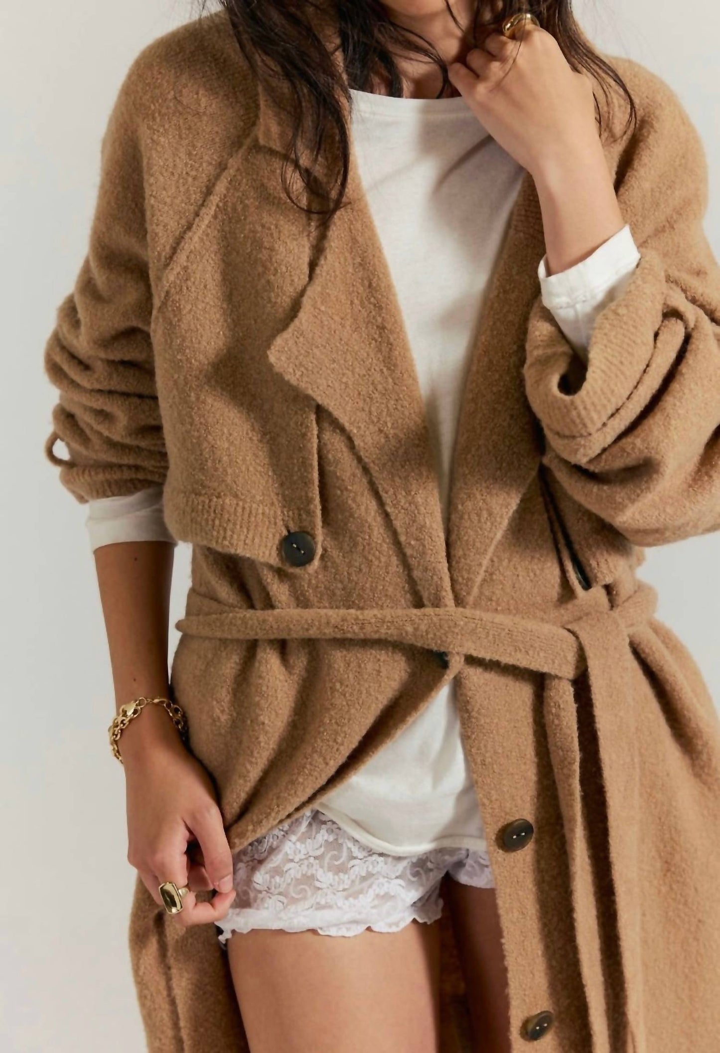 Free People - Trespass Trench Sweater