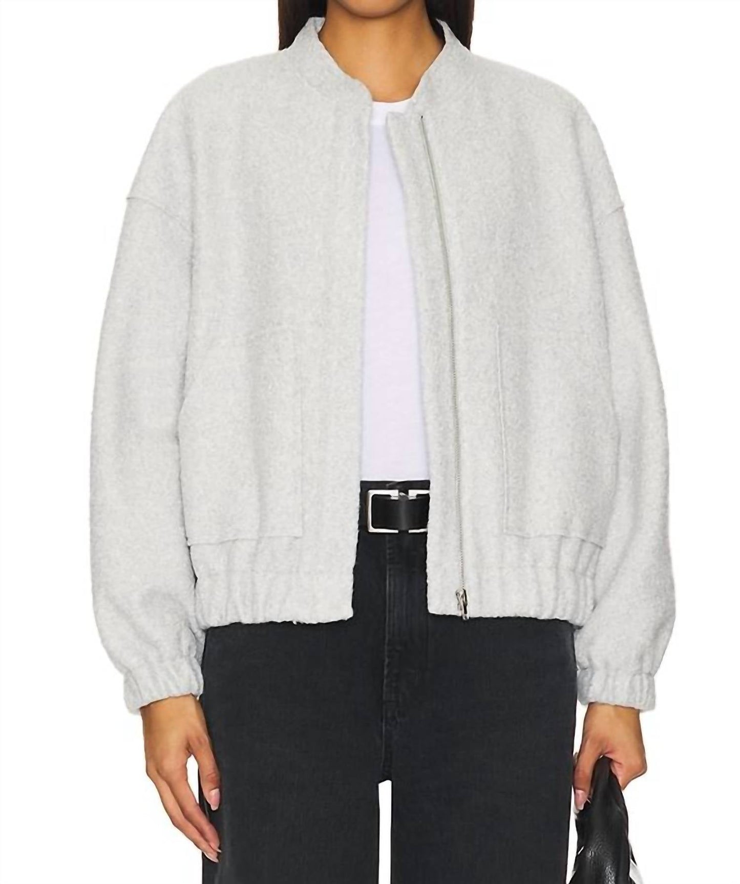 Lblc The Label - Robbie Boucle Zip Up Jacket